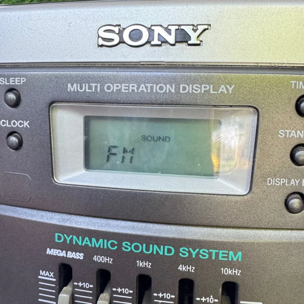 Sony CFD-Z500 CD AM/FM Radio Cassette-Corder Boombox Portable Stereo *TESTED*